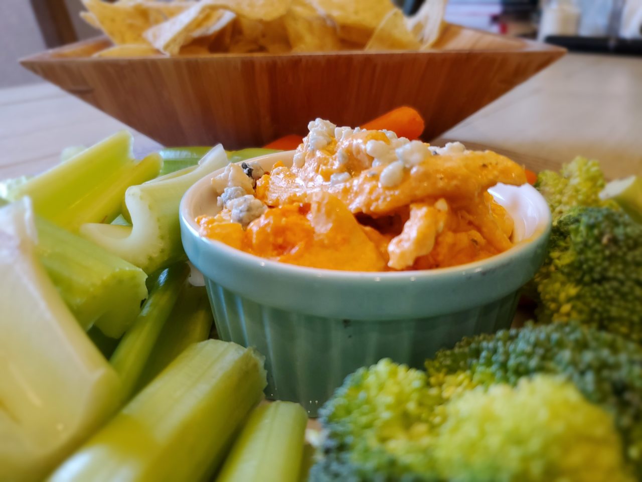 Skinny Buffalo Chicken Dip Big Fat Skinny Dish